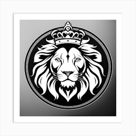 Lion Head Art Print