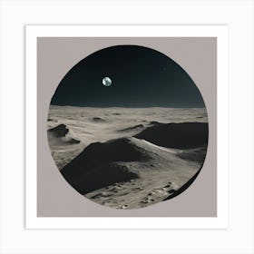 Moonscape Art Print