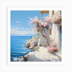 Impressionist Bliss in Amalfi Art Print