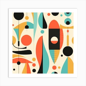 Abstract Geometric Pattern 46 Art Print