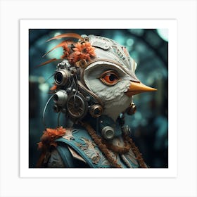 Steampunk Bird Art Print