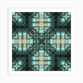 Modern Abstraction Watercolor Pattern 4 Art Print