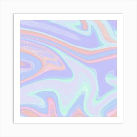 Psychedelic Abstract Painting Art Print