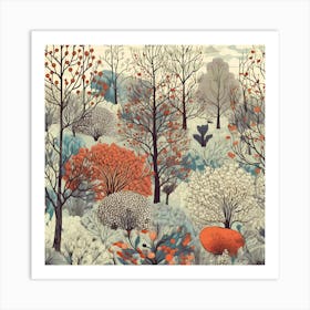 Winter Forest 1 Art Print