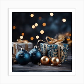 Artjuicebycsaba 169 Colorful Christmass Decorations And Gifts B64d58b5 5d9f 47b1 B31a 1b745cf7a3cd Art Print