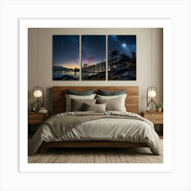 California Night Sky Art Print