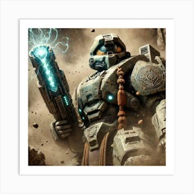 Earthguard Sentinel Close Up Art Print