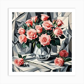 Bunch Of Roses Art Print