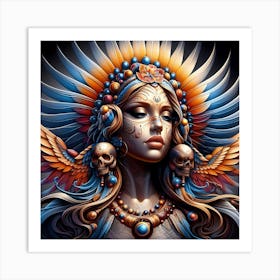 Mexican Woman Art Print