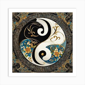 Yin Yang 67 Art Print