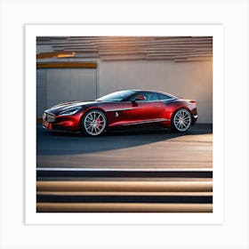 Jaguar F-Type Art Print