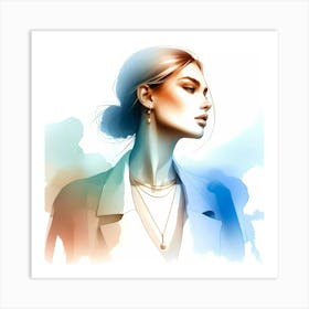 Watercolor Fashion Illustration Art Print