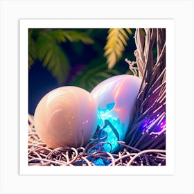 Egg In A Nest Art Print