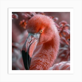 Pink Flamingo 4 Art Print