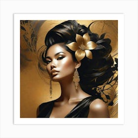 Asian Beauty 1 Art Print