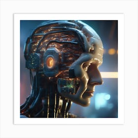 Cyborg 84 Art Print