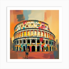 Rome - Colossion Art Print