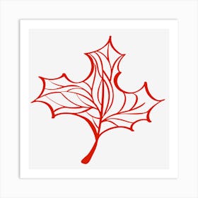 Maple Leaf Art Print