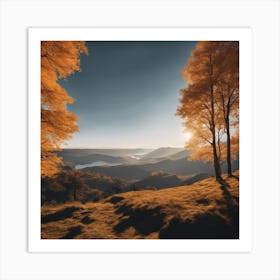 Tranquil Autumn Vistas Art Print