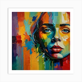 Post-Impressionist painting with vivid colors and distinctive brush strokes 1 Art Print