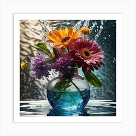 Flowers In A Vase 80 Art Print