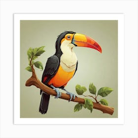 Toucan art print 4 Art Print