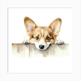 Pembrokeshire Corgi 4 Art Print