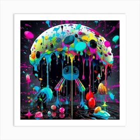 Splatter Art Art Print