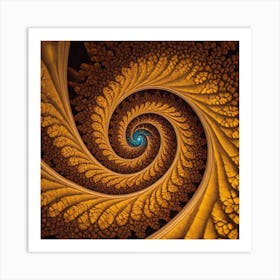 Spiral Maze Art Print