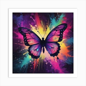 Butterfly Painting 259 Art Print