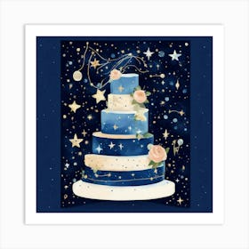 Cake illustration Art Print