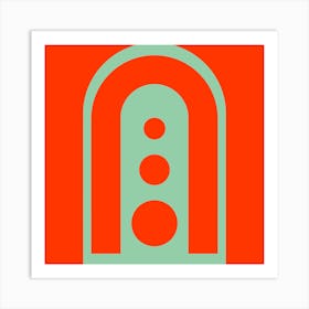 Mid-Century Arch 8 Art Print