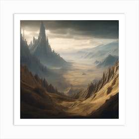 Fantasy Landscape Art Print