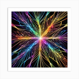 Abstract Fractal 23 Art Print