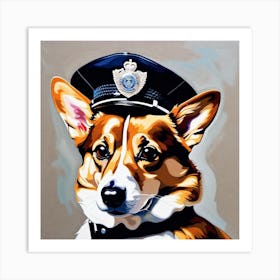 Police Dog 1 Art Print