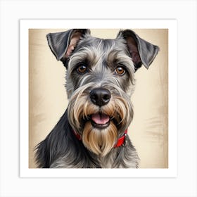 Schnauzer Art Print