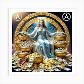 Money power attraction Art Print