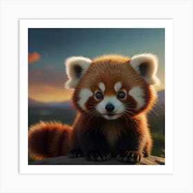 Red Panda Art Print