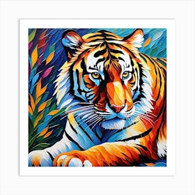 Tiger Painting Art Print