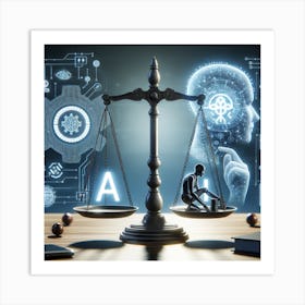 Scales Of Justice Art Print
