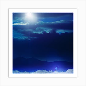 Blue Skies 2 Art Print