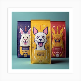 Dog Food Packaging Design Art Print