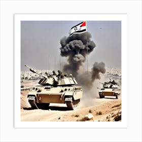 Iraq at war Art Print