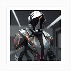 Futuristic Suit 9 Art Print