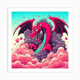 Red Dragon 1 Art Print