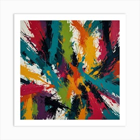 Splatters Art Print