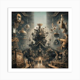 Steampunk Factory Art Print