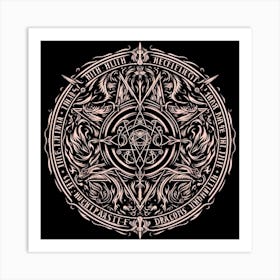 Occult Symbol 3 Art Print