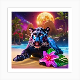 Black Panther Art Print