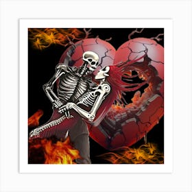 Fire to the Bone  Art Print